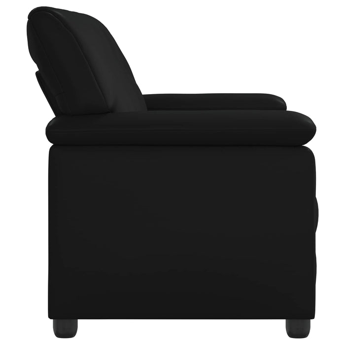 Canapea Negru 191 x 85 x 93 cm Piele artificială WALTI