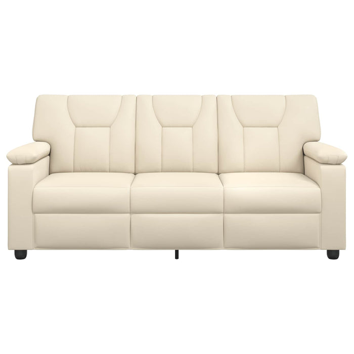 Canapea Crem 191 x 85 x 93 cm Piele artificială WALTI