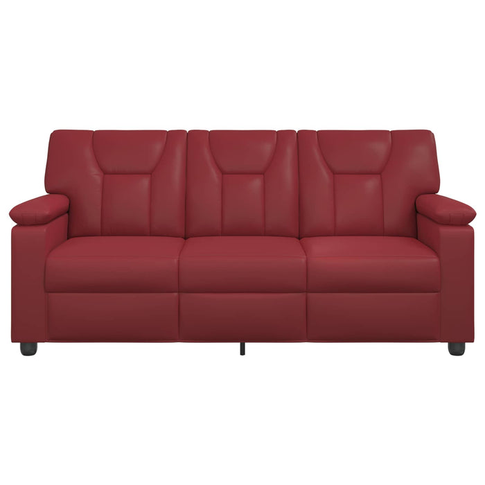 Canapea Roșu Vin 191 x 85 x 93 cm Piele artificială WALTI