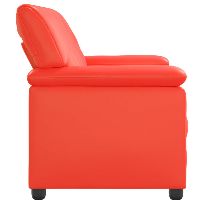 Canapea Roșu 191 x 85 x 93 cm Piele artificială WALTI
