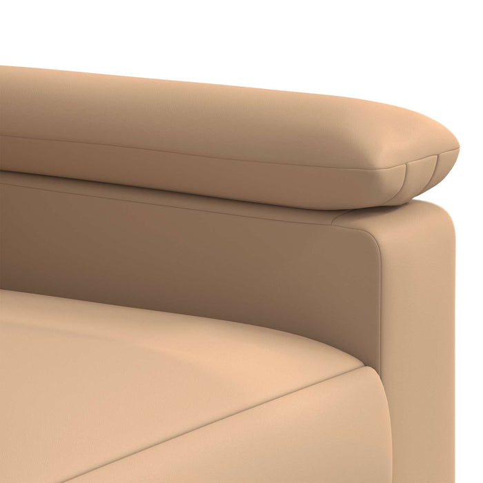 Canapea Cappuccino 191 x 85 x 93 cm Piele artificială WALTI