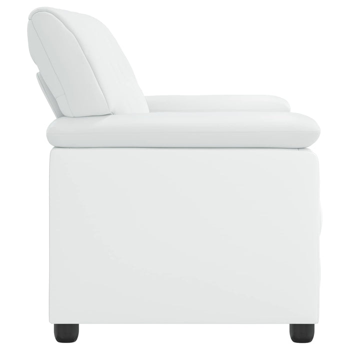 Canapea Alb 191 x 85 x 93 cm Piele artificială WALTI