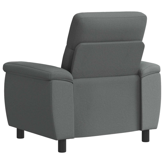 Canapea Gri închis 95 x 90 x 95 cm Țesătură WALTI