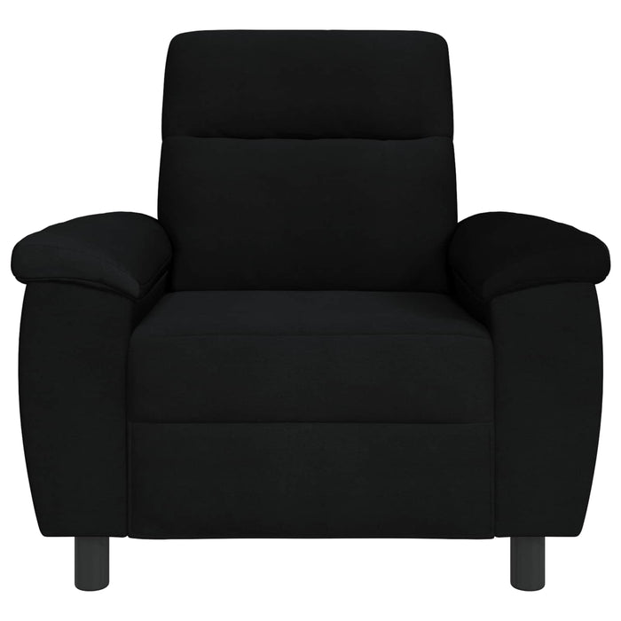 Canapea Negru 95 x 90 x 95 cm Țesătură WALTI
