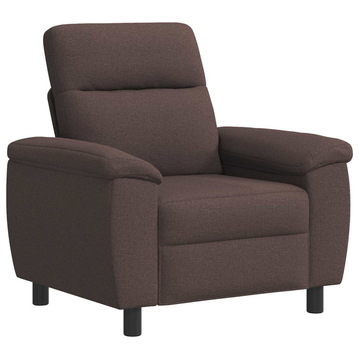 Canapea Maro închis 95 x 90 x 95 cm Țesătură WALTI