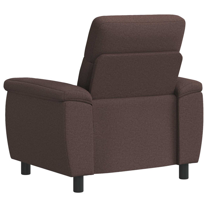 Canapea Maro închis 95 x 90 x 95 cm Țesătură WALTI