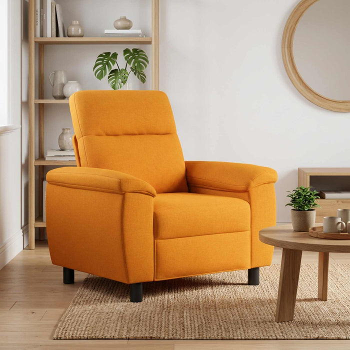 Canapea Galben Întunecat 95 x 90 x 95 cm Țesătură WALTI