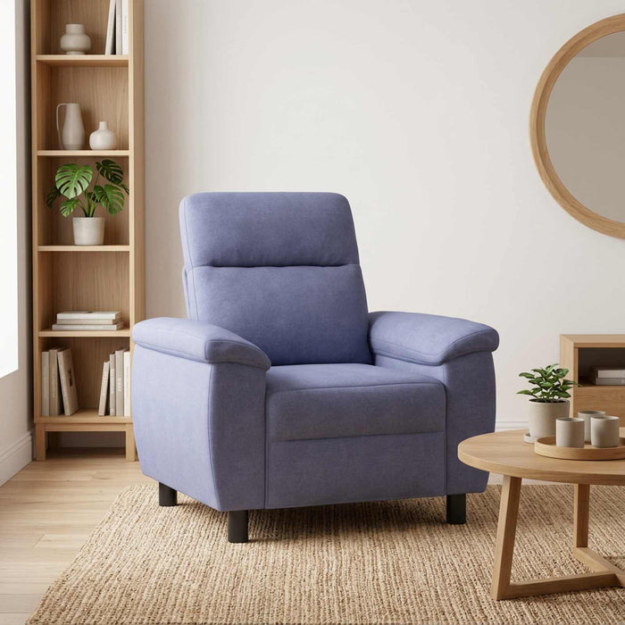 Canapea Albastru Jeans 95 x 90 x 95 cm Țesătură WALTI