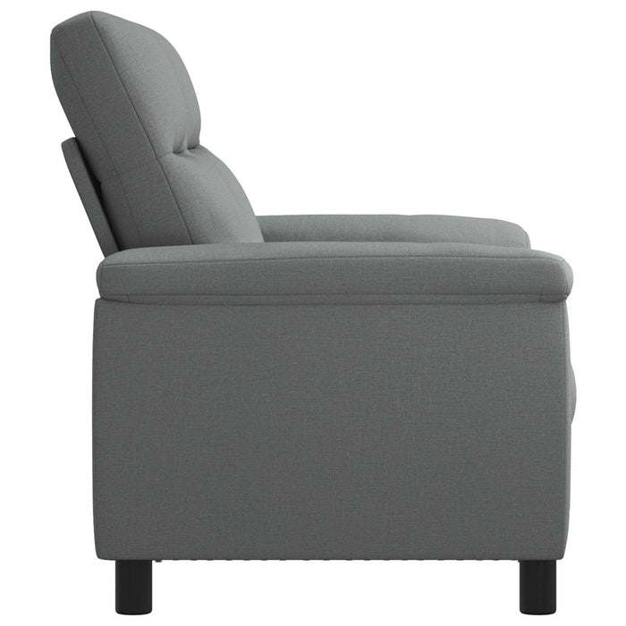 Canapea Gri închis 158 x 90 x 95 cm Țesătură WALTI