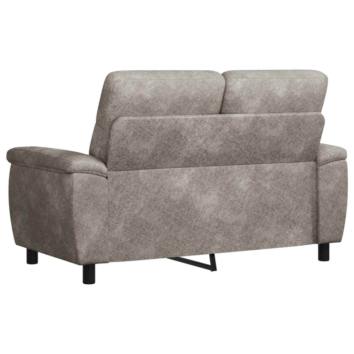 Canapea Gri deschis 158 x 90 x 95 cm Piele Suedată Sintetică WALTI