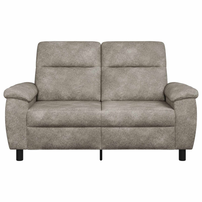 Canapea Gri deschis 158 x 90 x 95 cm Piele Suedată Sintetică WALTI