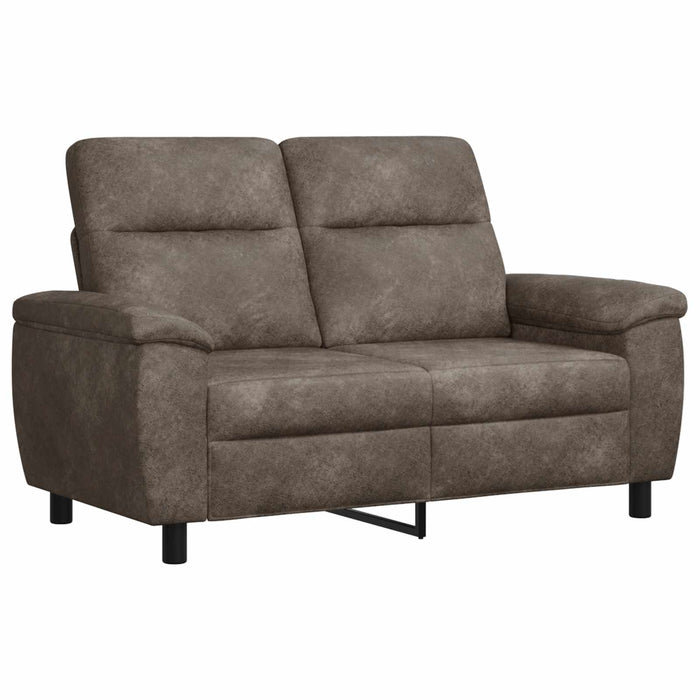 Canapea Gri închis 158 x 90 x 95 cm Piele Suedată Sintetică WALTI