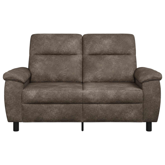 Canapea Gri închis 158 x 90 x 95 cm Piele Suedată Sintetică WALTI