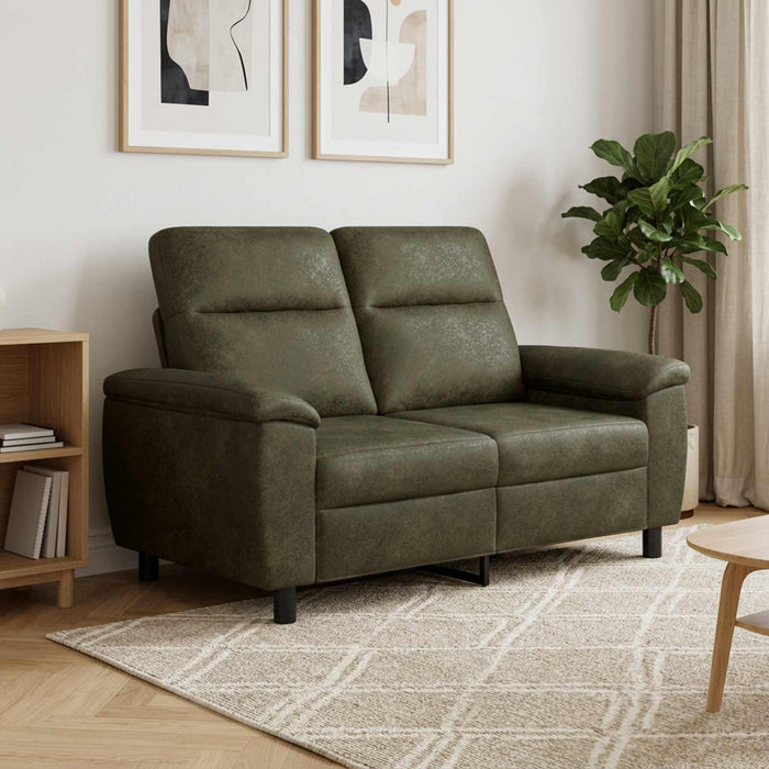 Canapea Verde Army 158 x 90 x 95 cm Piele Suedată Sintetică WALTI