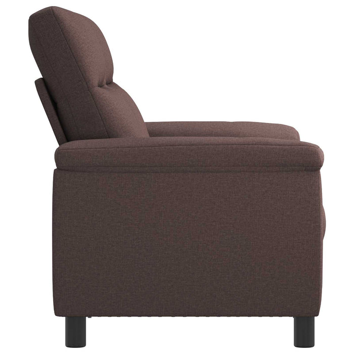Canapea Maro închis 178 x 90 x 95 cm Țesătură WALTI
