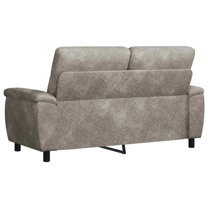 Canapea Gri deschis 178 x 90 x 95 cm Piele Suedată Sintetică WALTI