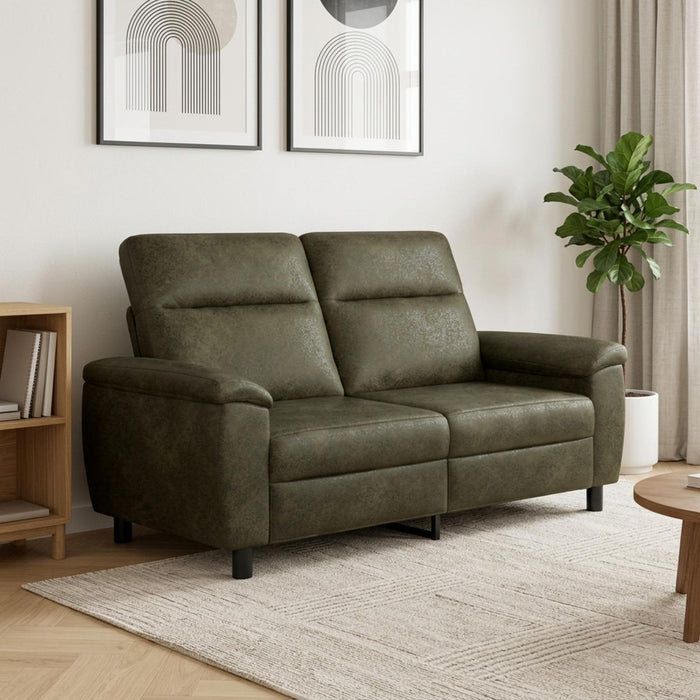 Canapea Verde Army 178 x 90 x 95 cm Piele Suedată Sintetică WALTI
