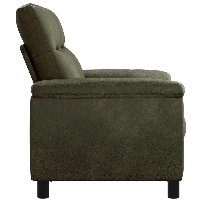 Canapea Verde Army 178 x 90 x 95 cm Piele Suedată Sintetică WALTI