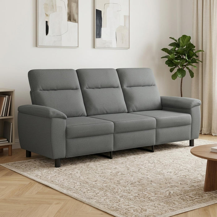 Canapea Gri închis 214 x 90 x 95 cm Țesătură WALTI