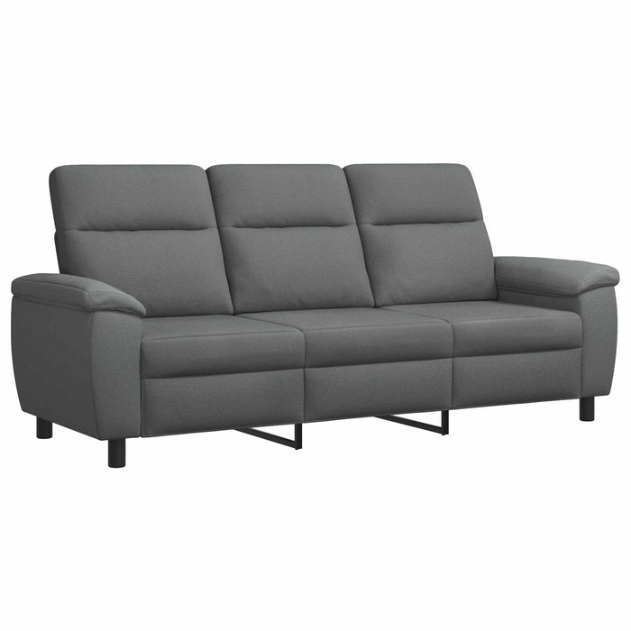 Canapea Gri închis 214 x 90 x 95 cm Țesătură WALTI