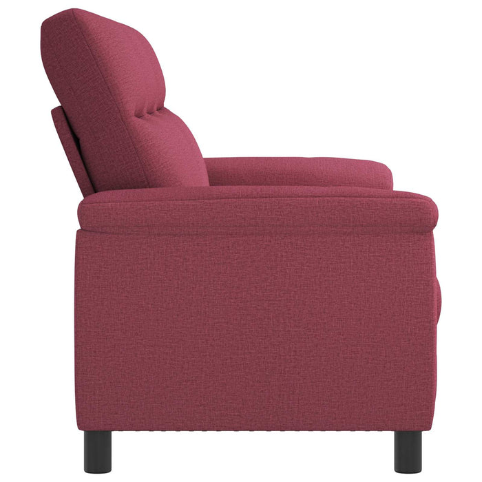 Canapea Roșu Vin 214 x 90 x 95 cm Țesătură WALTI