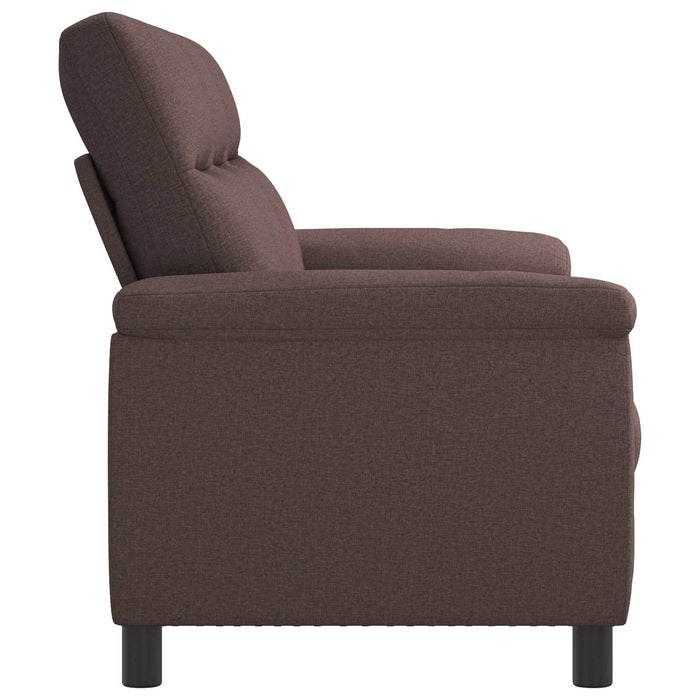 Canapea Maro închis 214 x 90 x 95 cm Țesătură WALTI
