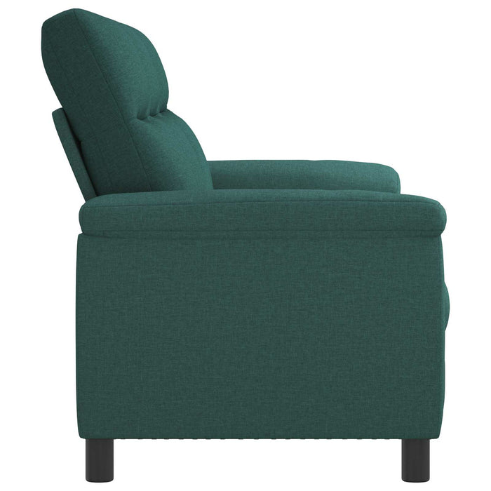 Canapea Verde închis 214 x 90 x 95 cm Țesătură WALTI