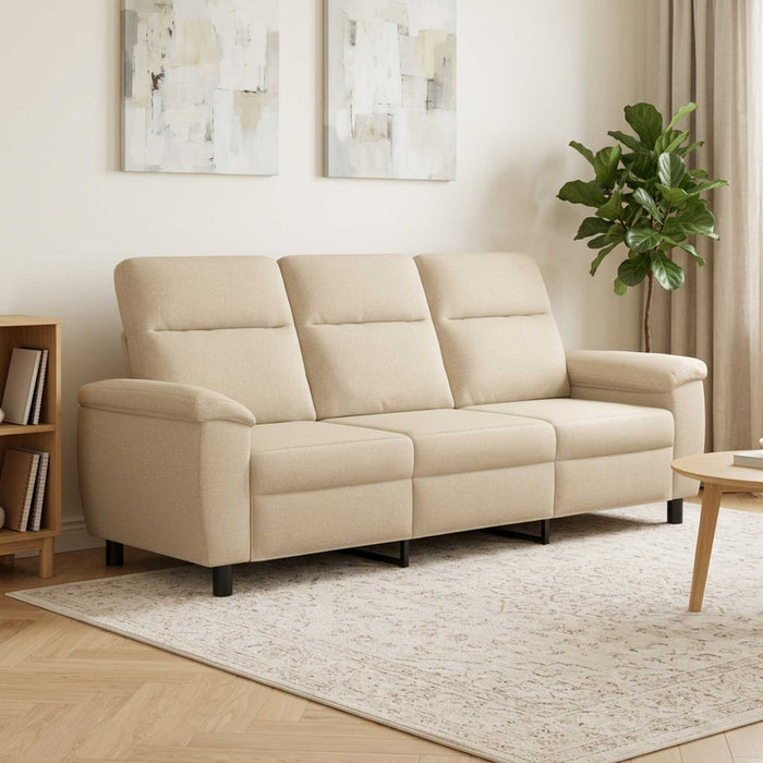 Canapea Crem 214 x 90 x 95 cm Țesătură WALTI