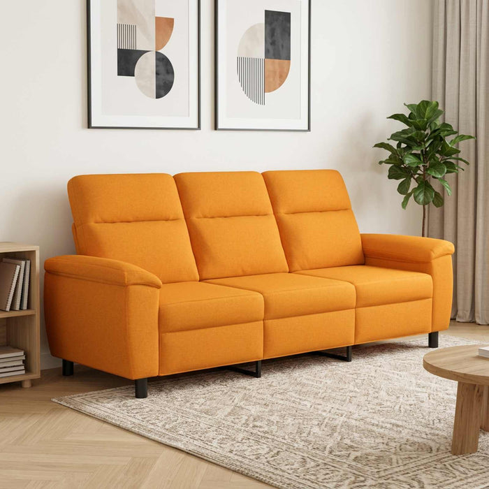 Canapea Galben Întunecat 214 x 90 x 95 cm Țesătură WALTI