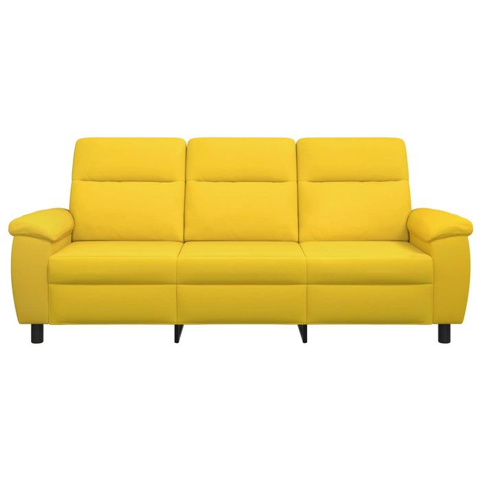 Canapea Galben Deschis 214 x 90 x 95 cm Țesătură WALTI