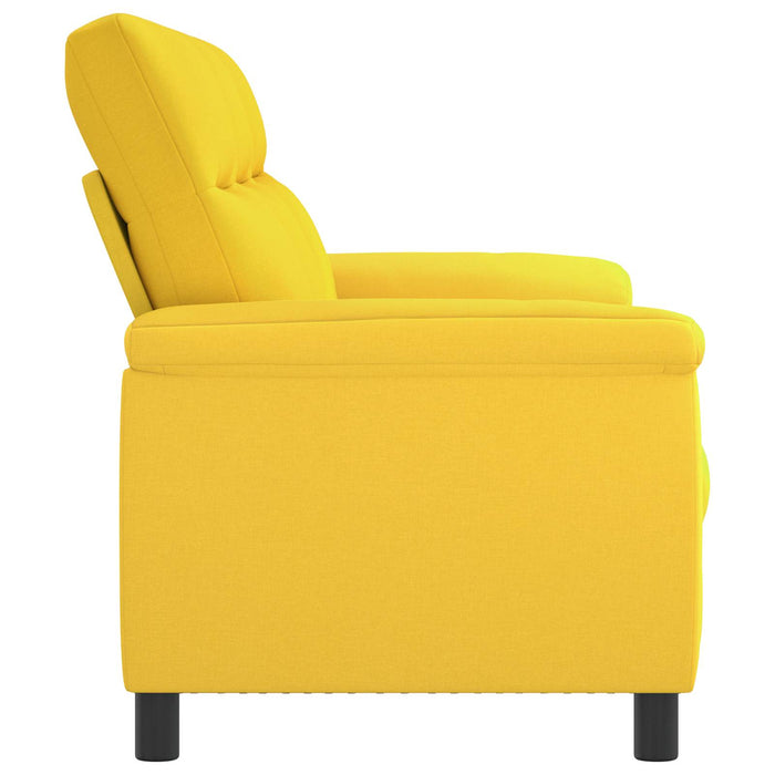 Canapea Galben Deschis 214 x 90 x 95 cm Țesătură WALTI