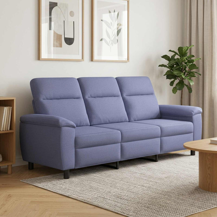 Canapea Albastru Jeans 214 x 90 x 95 cm Țesătură WALTI