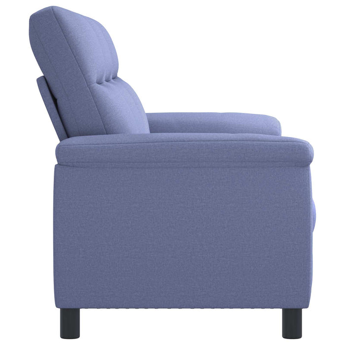 Canapea Albastru Jeans 214 x 90 x 95 cm Țesătură WALTI
