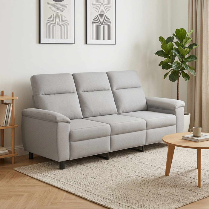 Canapea Gri nori 214 x 90 x 95 cm Țesătură WALTI