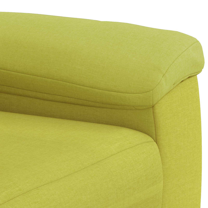 Canapea Verde deschis 214 x 90 x 95 cm Țesătură WALTI