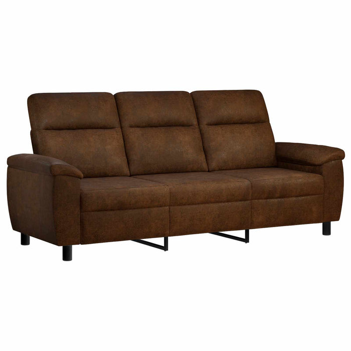 Canapea Maro 214 x 90 x 95 cm Piele Suedată Sintetică - WALTI WALTI