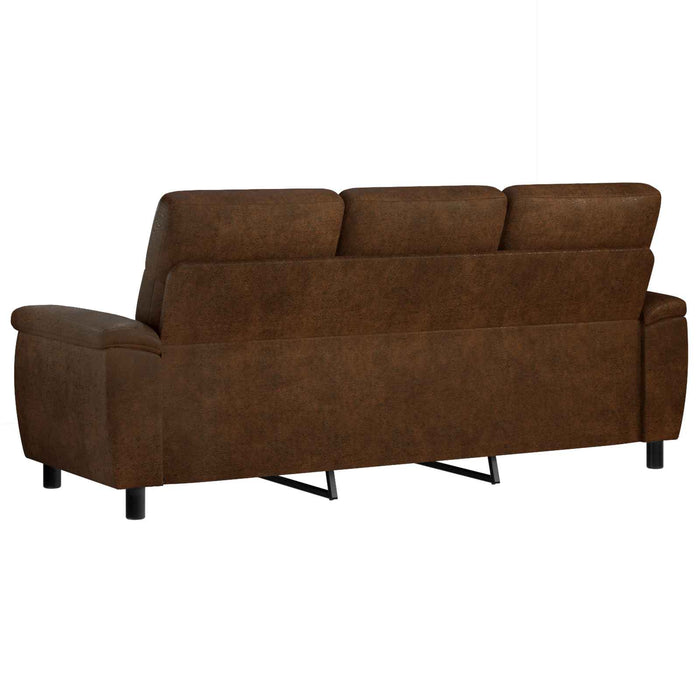 Canapea Maro 214 x 90 x 95 cm Piele Suedată Sintetică - WALTI WALTI