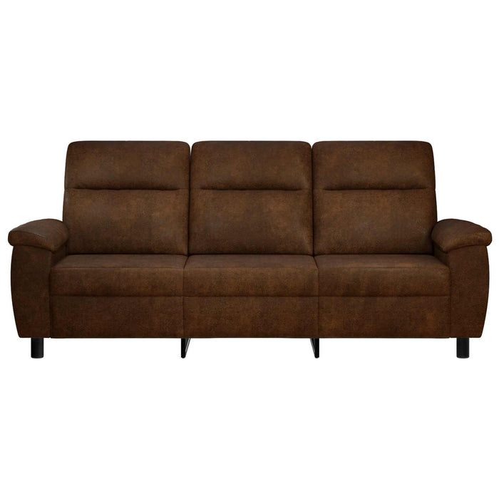 Canapea Maro 214 x 90 x 95 cm Piele Suedată Sintetică - WALTI WALTI