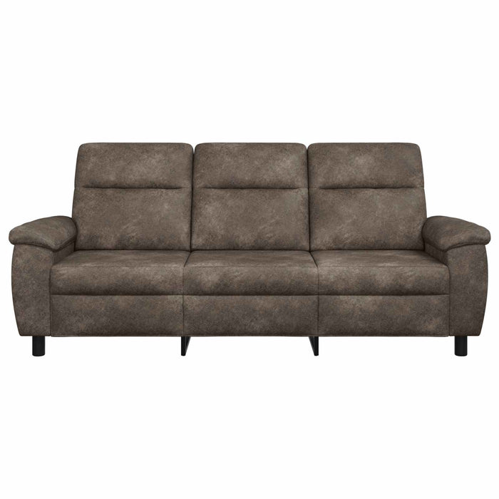 Canapea Gri închis 214 x 90 x 95 cm Piele Suedată Sintetică WALTI