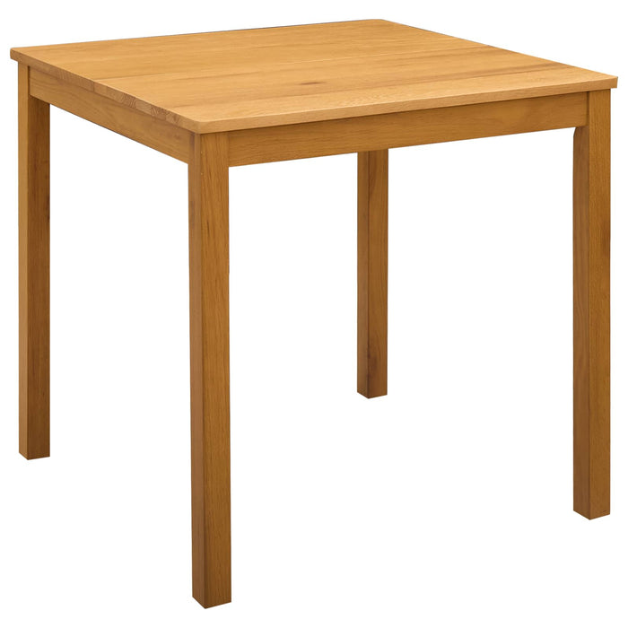 Set de dining 5 buc. Bej Lemn de stejar masiv WALTI