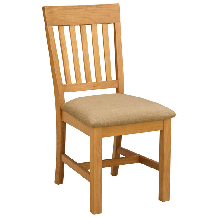 Set de dining 7 buc. Bej Lemn de stejar masiv WALTI