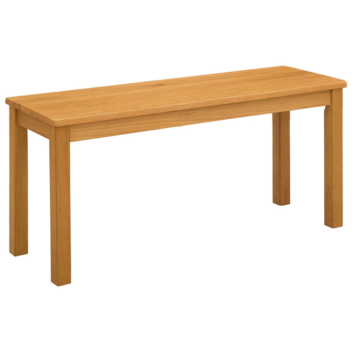 Set de dining 3 buc. natural Lemn de stejar masiv WALTI