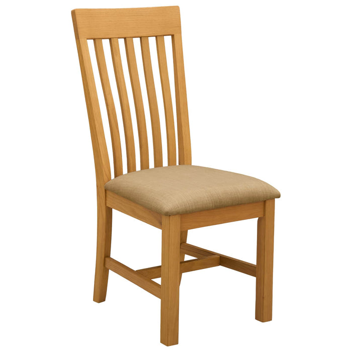 Set de dining 4 buc. Bej Lemn de stejar masiv WALTI