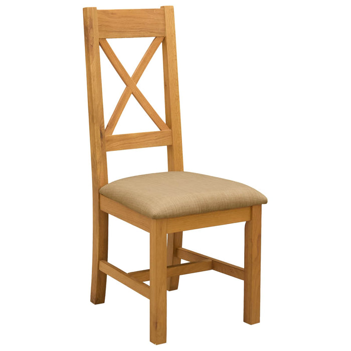 Set de dining 5 buc. Bej Lemn de stejar masiv WALTI