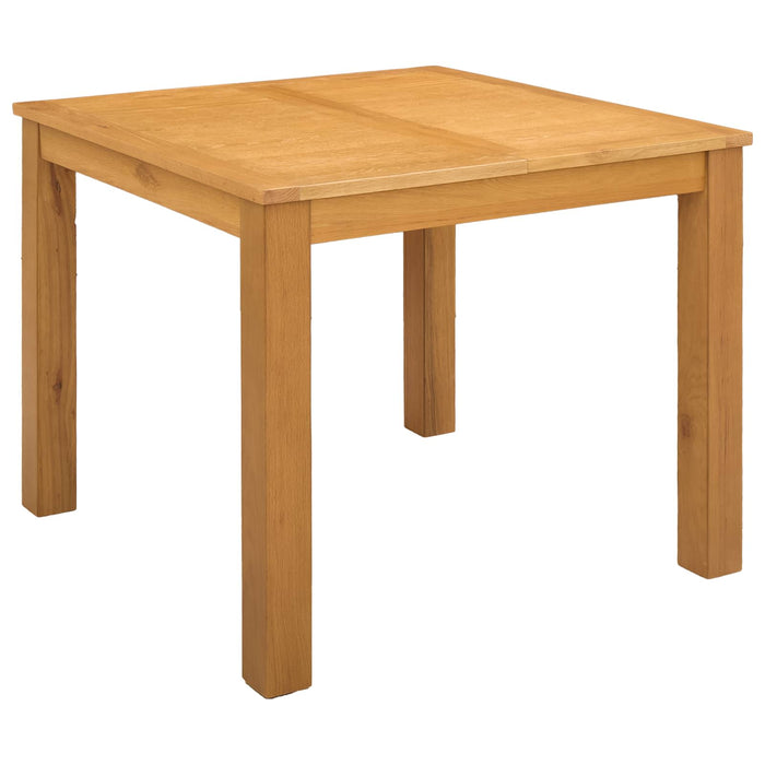 Set de dining 5 buc. Negru Lemn de stejar masiv WALTI
