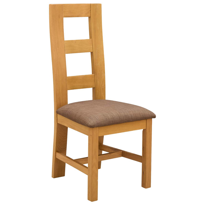 Set de dining 5 buc. Gri Lemn de stejar masiv WALTI