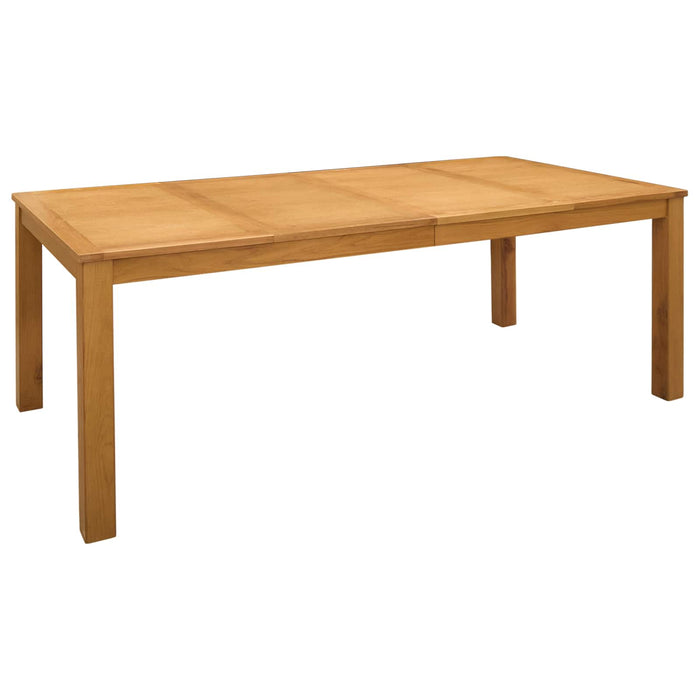 Set de dining 7 buc. Negru Lemn de stejar masiv WALTI