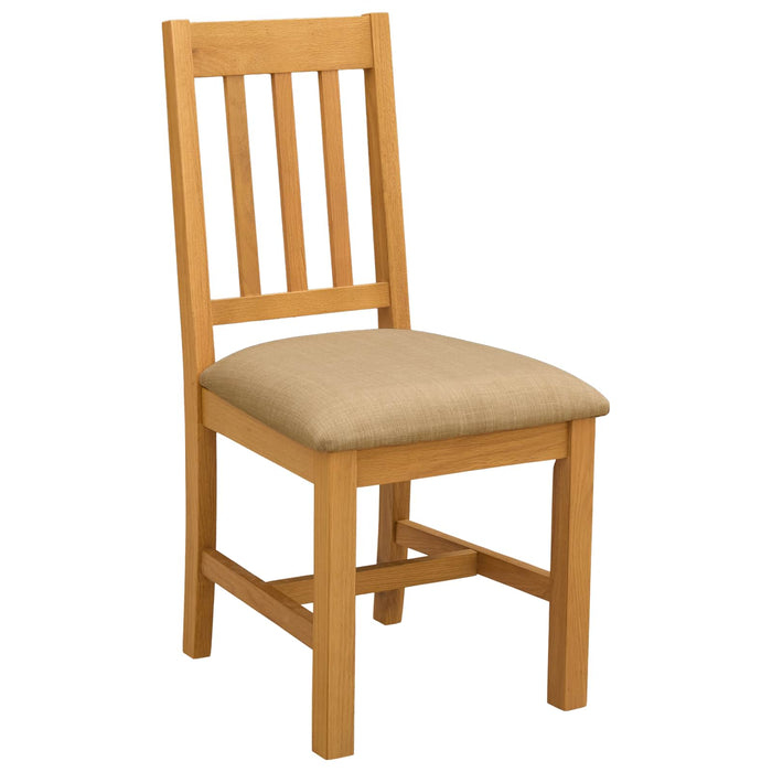 Set de dining 9 buc. Bej Lemn de stejar masiv WALTI