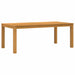Masă de dining 200 x 100 x 75 cm Lemn de stejar masiv natural - WALTI WALTI