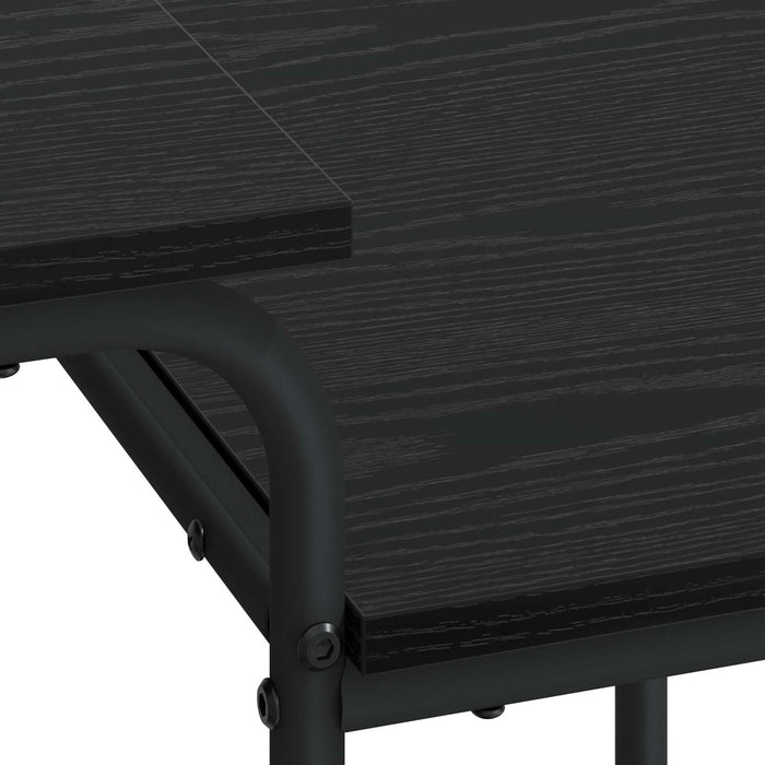 Birou cu spațiu de depozitare Stejar Negru 100 x 50 x 75 cm WALTI